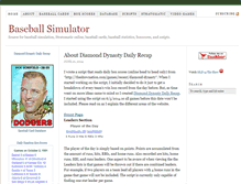 Tablet Screenshot of baseballsimulator.com